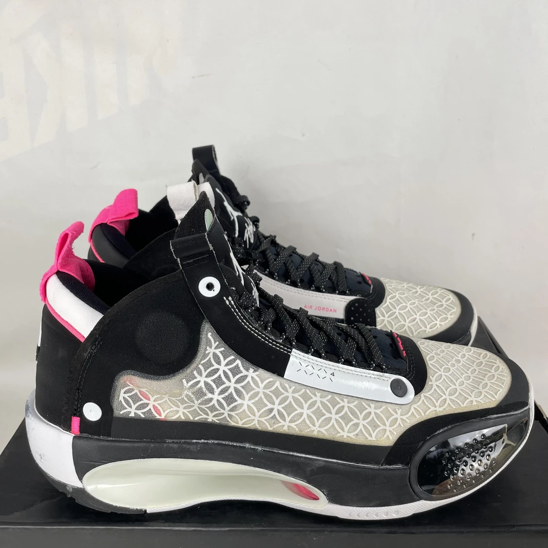44.5码 Nike 中古 AJ34 篮球鞋 无盒 公价1079