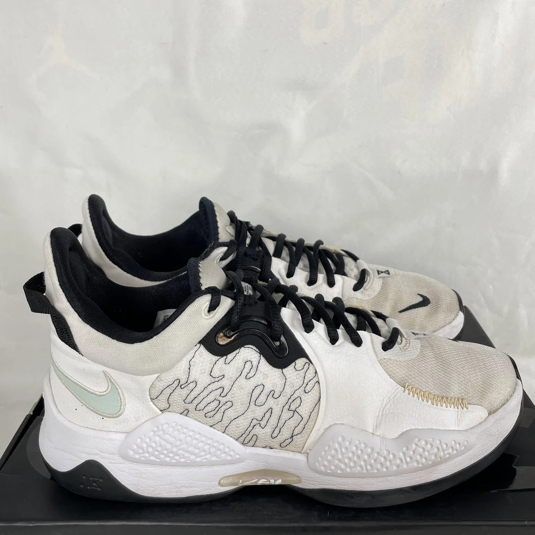43码Nike 中古 PG5 保罗乔治 白色 篮球鞋 无盒 公价1099