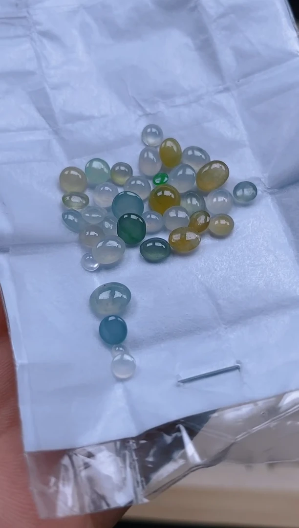 【闪购商品】定制翡翠未镶嵌天然翡翠蛋面未镶嵌47