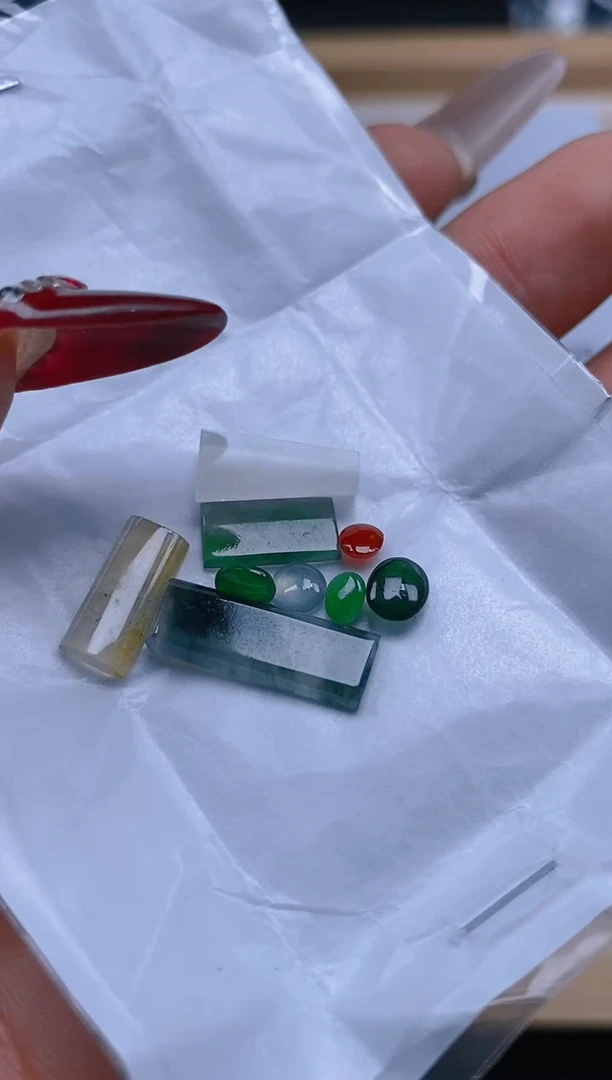 【闪购商品】定制翡翠未镶嵌天然翡翠蛋面未镶嵌142