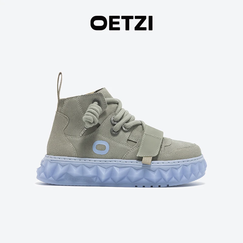 OETZI冰人奥兹丑萌牛刨层新款厚底高帮鞋休闲鞋小众时尚百搭