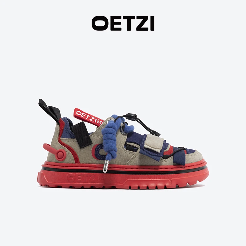 OETZI冰人奥兹丑萌鞋男款机甲鞋厚底低帮鞋小众潮牌新款鞋