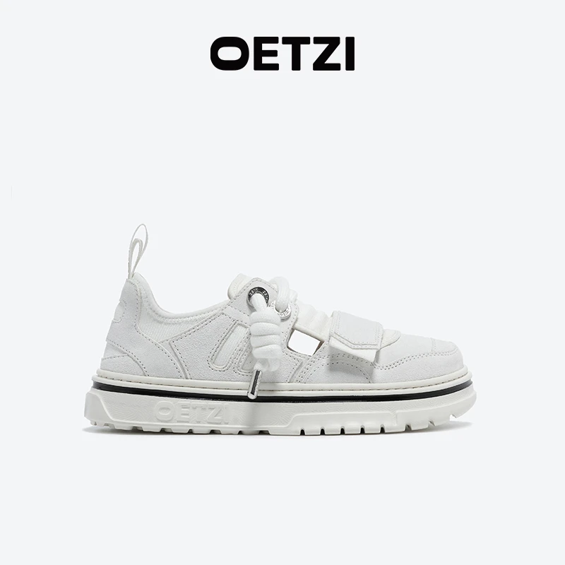 OETZI冰人奥兹丑萌鞋拼接厚底休闲板鞋经典新品低帮时尚百搭
