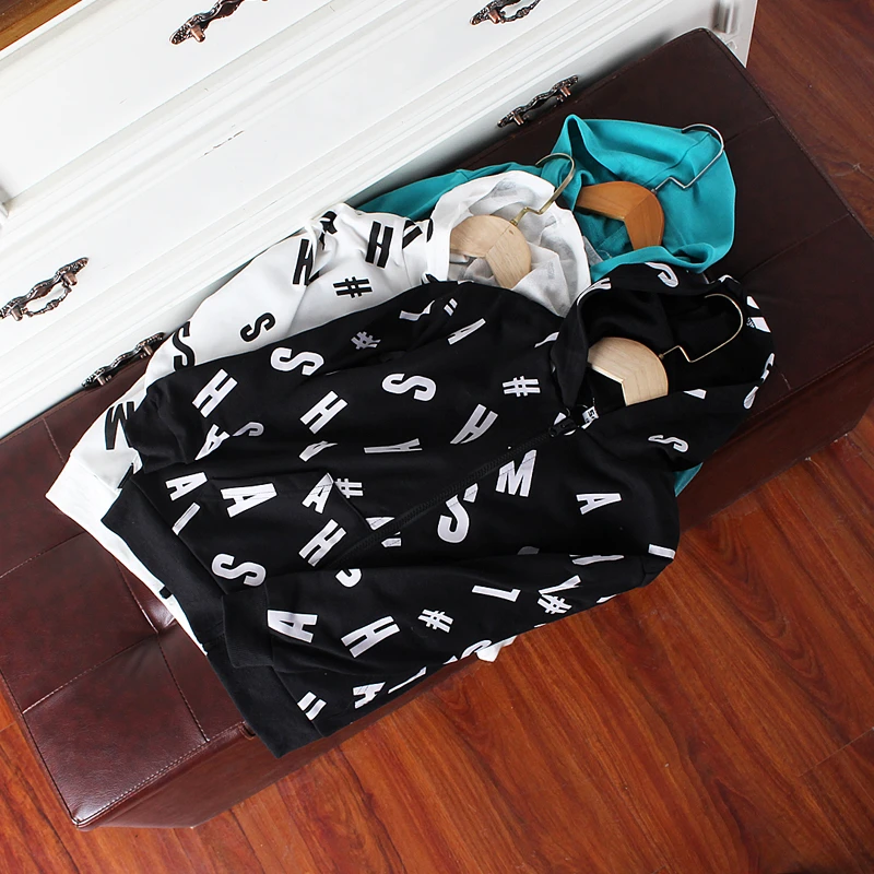 H394-R2童装 110-130码 日系儿童小毛圈卫衣男女童春秋拉链衫外贸