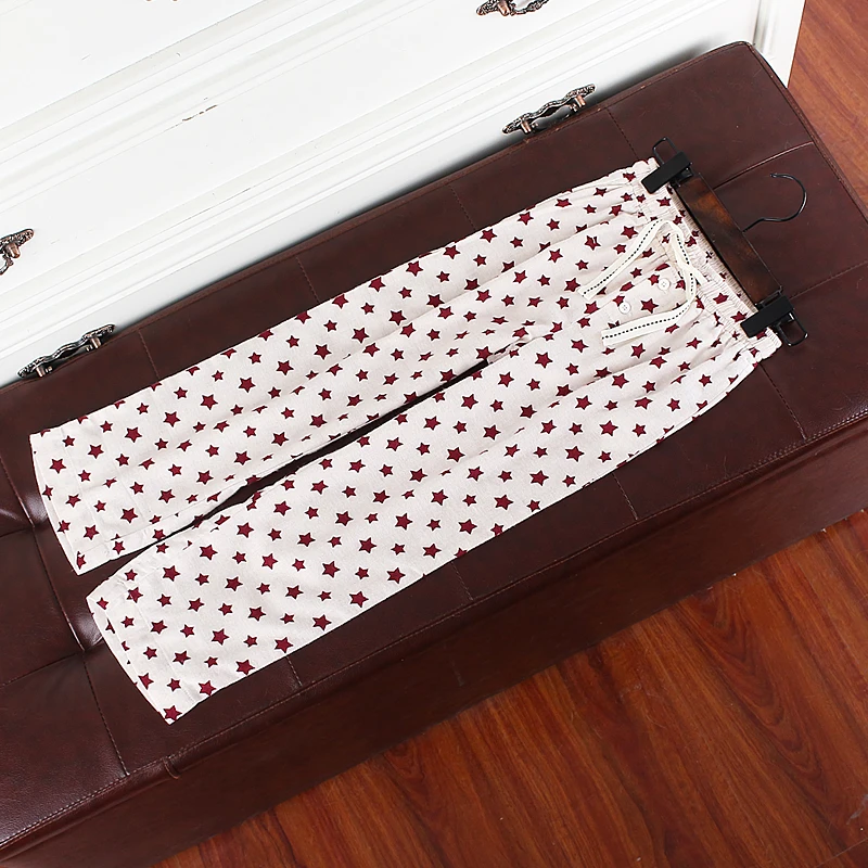 瑕疵褪色 K067-W6童装104-134码欧美儿童纯棉家居裤绒布睡裤外贸