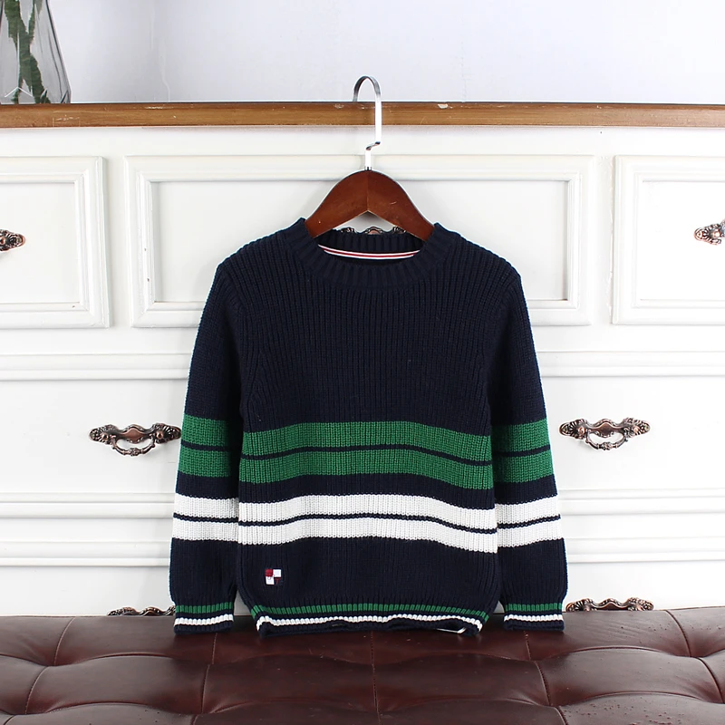 H519-I5 童装 110-150码 国内儿童长袖毛衣针织衫男女童春秋休闲