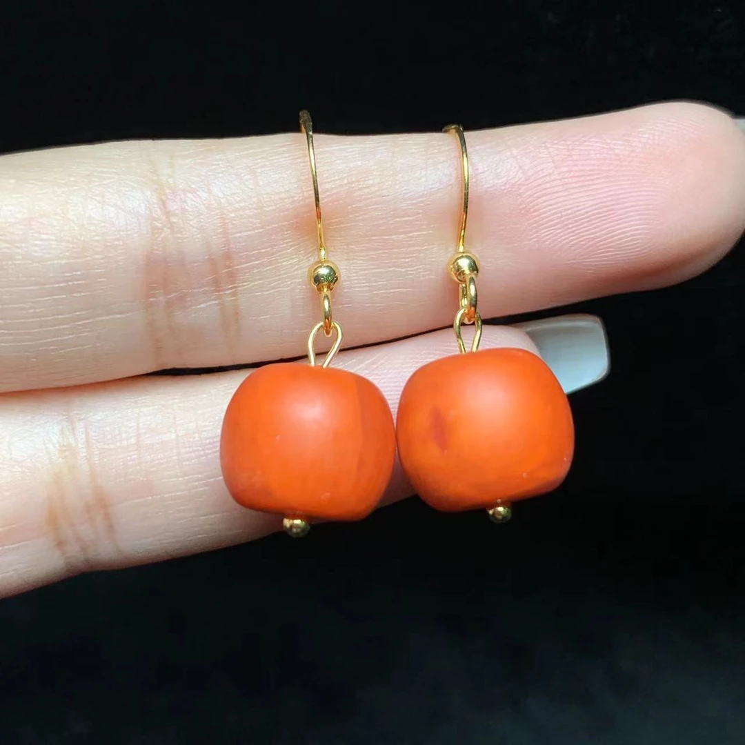 27 PP036 精美珠宝老型珠耳钩【尺寸11mm】