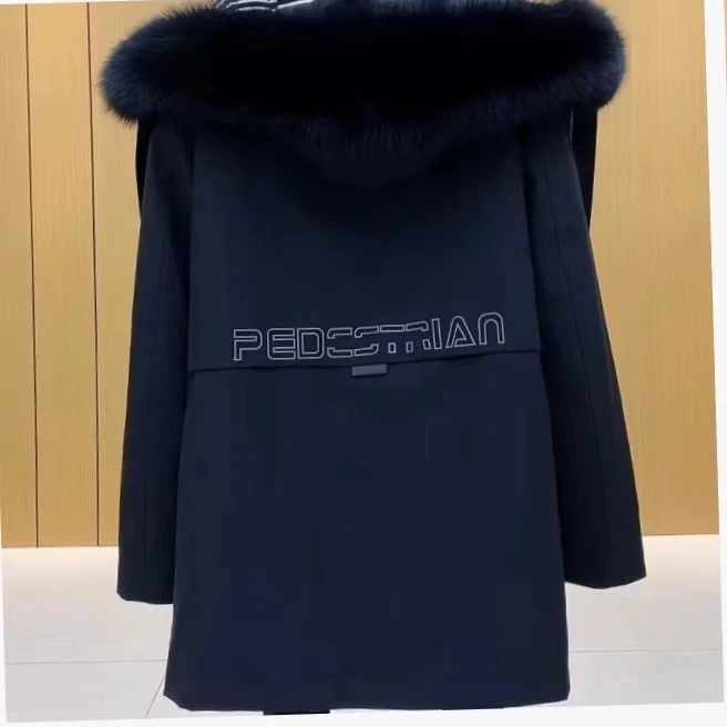 男士狐狸毛内胆派克服YL0039