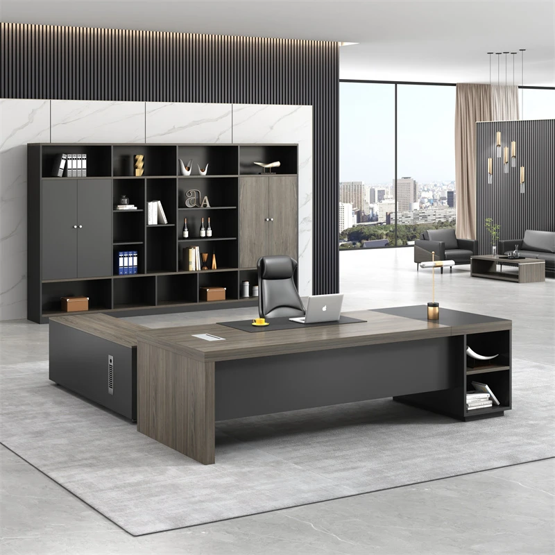 老板桌办公桌椅组合简约现代总裁桌主管大班台领导办公室家具