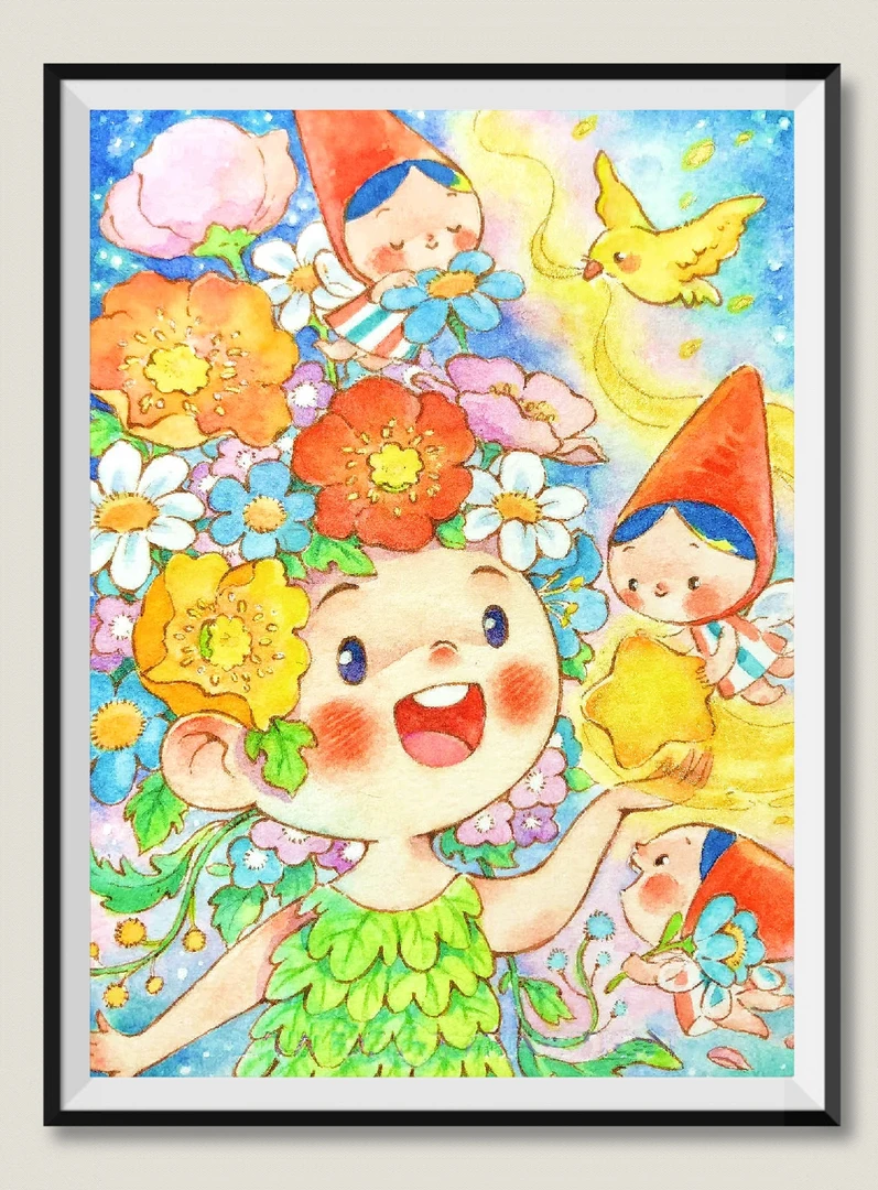 珺禾&花仙子65*85金丝布大格四股线十字绣56色【无针无工具】