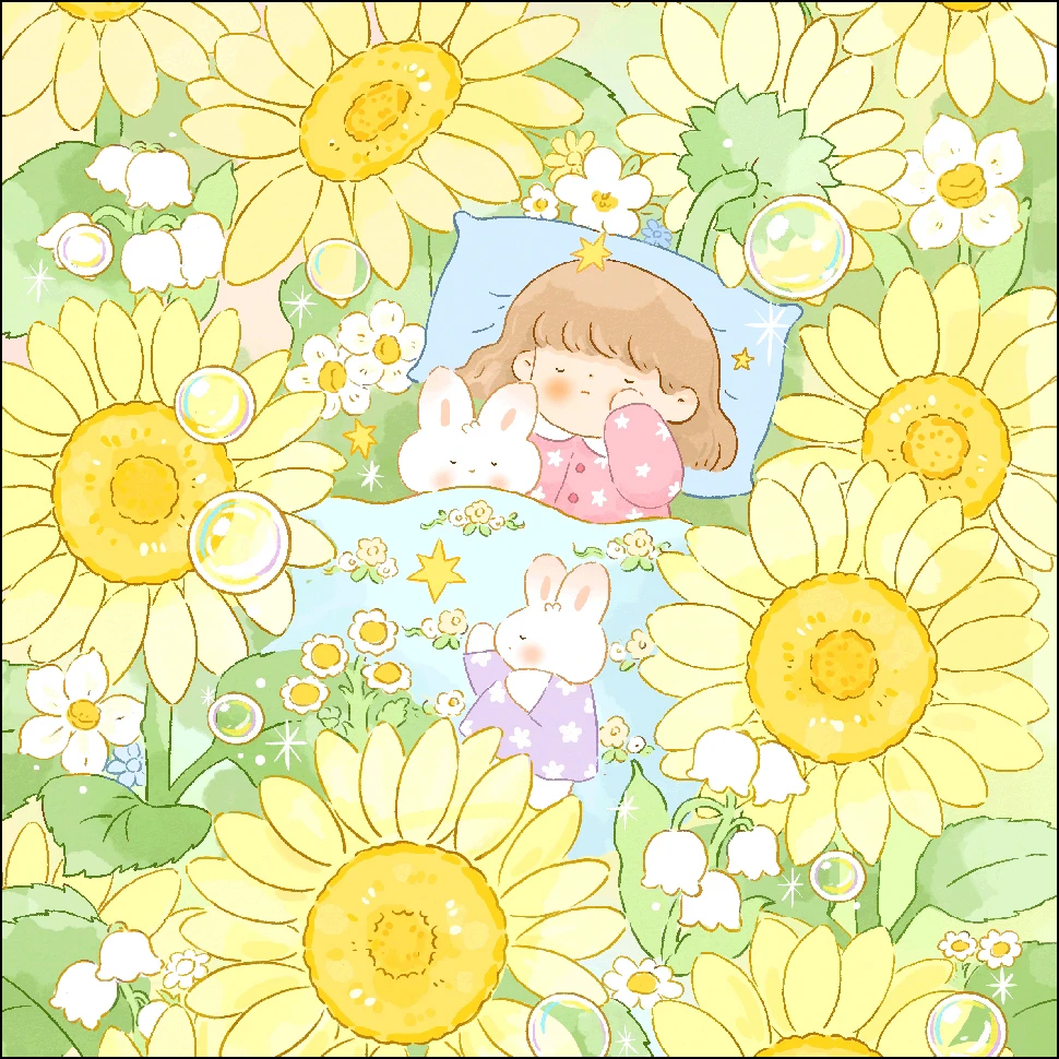 JH向日葵梦境65*65金丝布大格四股线27色十字绣【无针无工具】