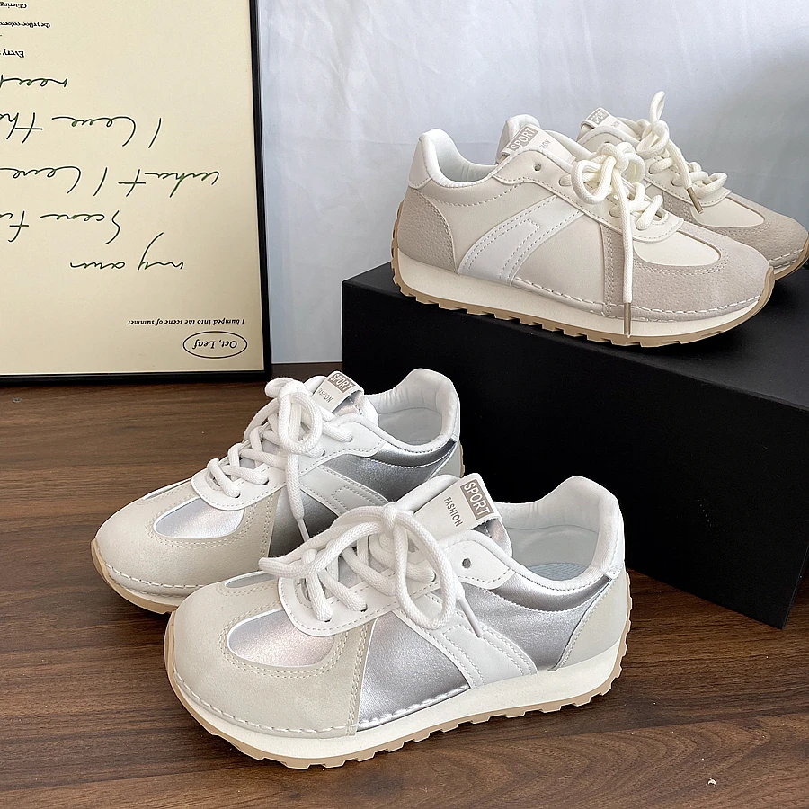 美式复古阿甘德训鞋子女ins潮鞋2024新款爆款百搭学生休闲运动鞋