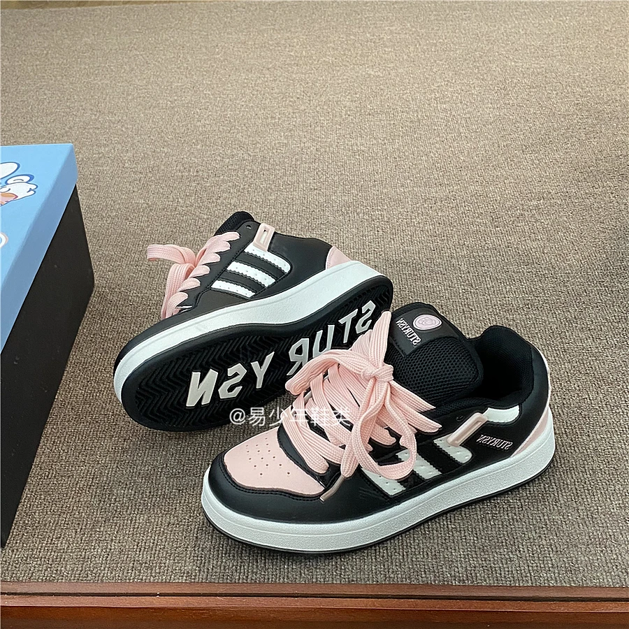 多巴胺面包鞋ins潮百搭运动休闲板鞋2025新款学生小白鞋秋季