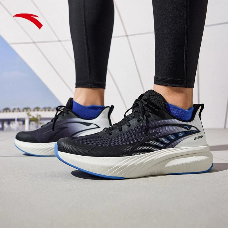 安踏新款云踪跑鞋运动鞋男女舒适跑步低帮慢跑跑步鞋男推荐