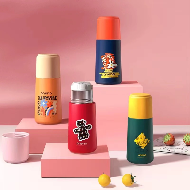 aneno/恩尼诺直饮保温杯316医用级轻质不锈钢老人小孩 送杯套