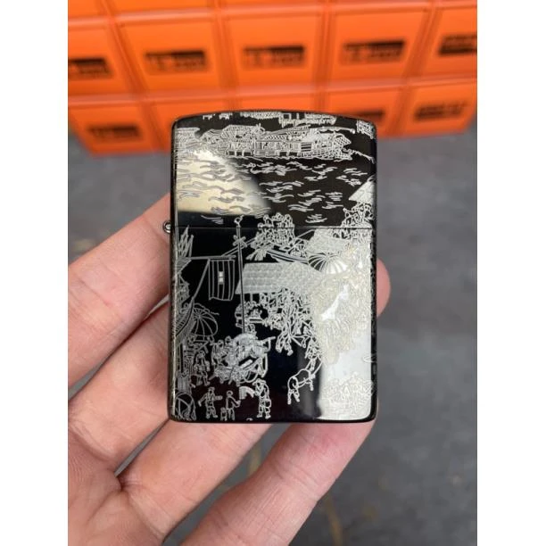 煤油打火机清明上河图黑冰创意礼物101