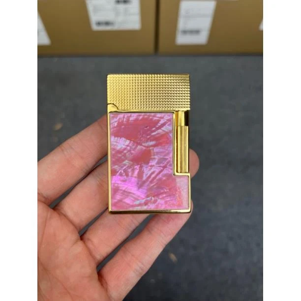 个性创意煤油粉色打火机高档侧滑设计男士礼品