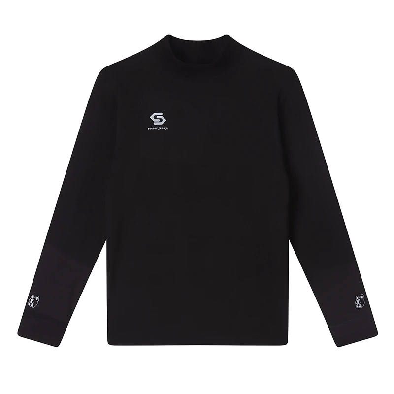 soccer junky2024冬季新款健身运动加绒保暖长袖紧身衣