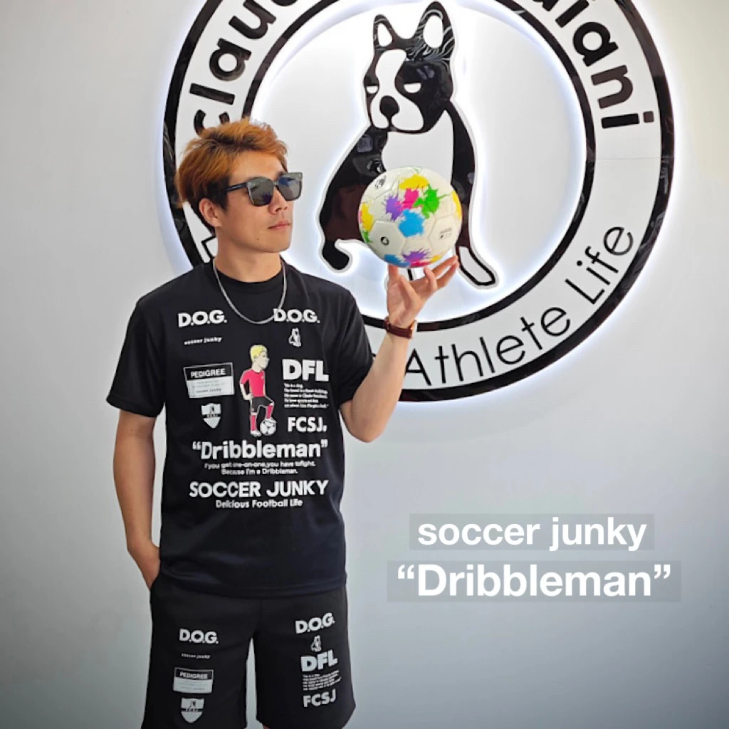 soccerjunky 足球狗 插画师欧洲球星夏季速干运动户外圆领短袖T恤