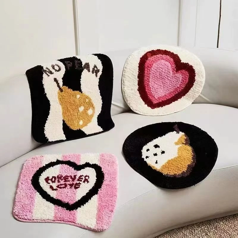 【支点佳居】ins风簇绒防滑椅垫办公室久坐屁垫学生多功能植绒坐垫