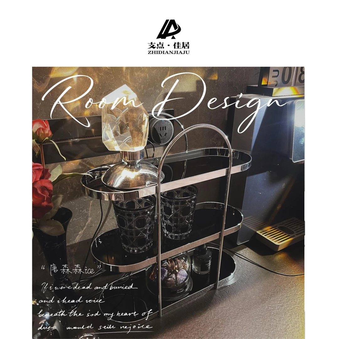 【支点佳居】ins洗漱台置物架卫浴台面化妆品收纳架实用居家好物