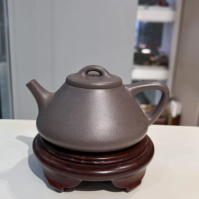 宜兴顾云峰紫砂壶子冶石瓢壶光素器老段泥紫砂壶中品紫砂壶送礼