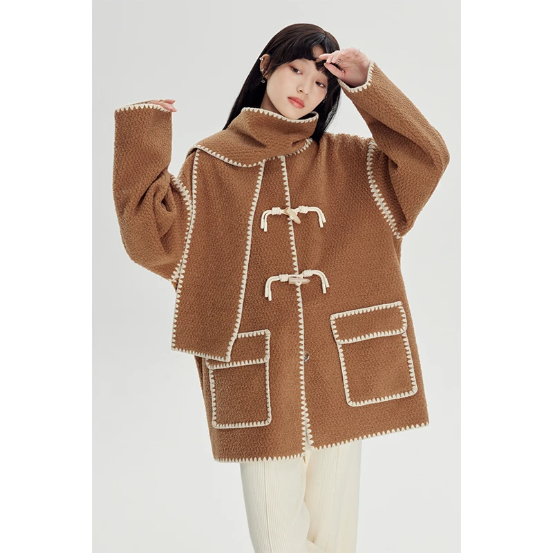【雪宝粉丝专享】DIDDI MODA 定制贝壳绣外套 K6169