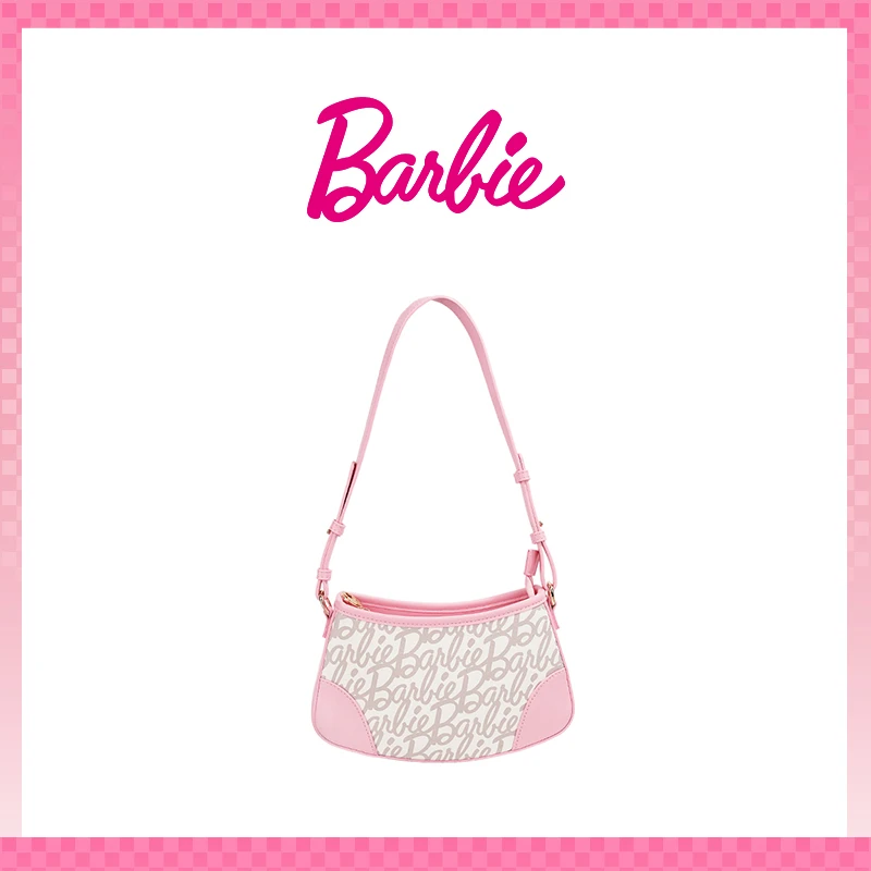BARBIE/芭比【Barbie芭比联名官方正品】印花腋下包