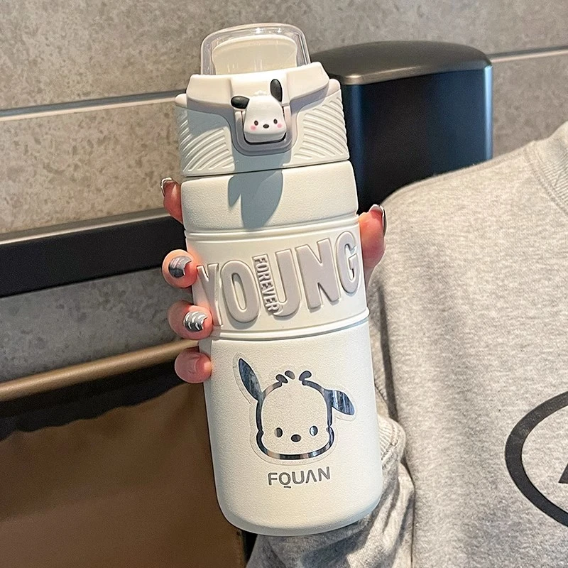 保温杯女生高颜值2025新款学生上学专用水杯男大容量316不锈钢杯