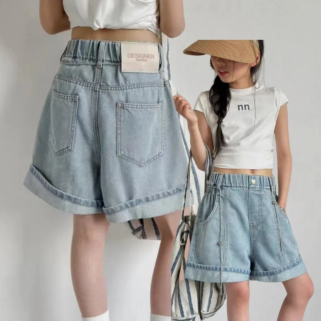 【小慕家】2024夏季新款6995显瘦时尚外穿短裤薄款百搭休闲牛仔裤