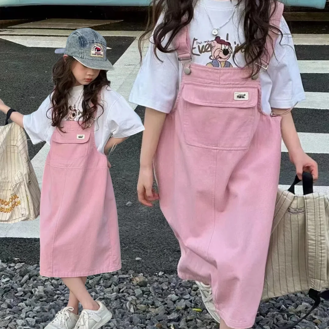 【小慕家】夏季新款0325女童显瘦牛仔宽松背带裙洋气时尚休闲连衣裙