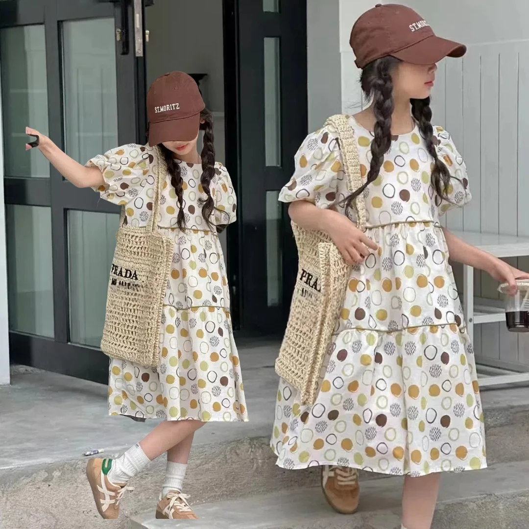 【小慕家】夏季新款37273宽松气质显瘦连衣裙甜美小清新时尚韩版裙