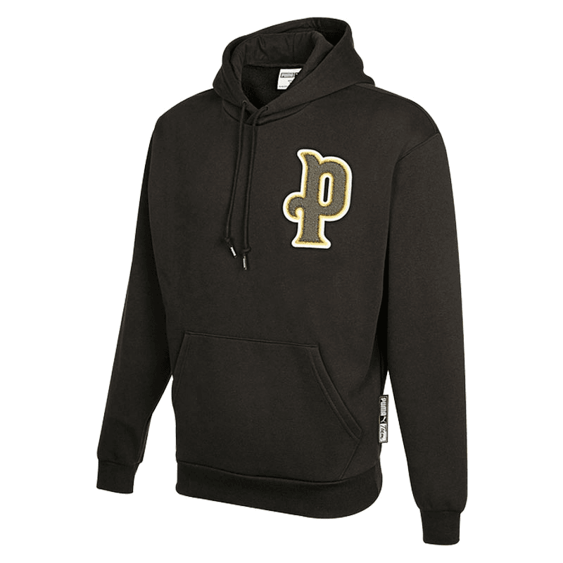 正品PUMA/彪马卫衣男子连帽加绒针织运动休闲套头衫534382-01