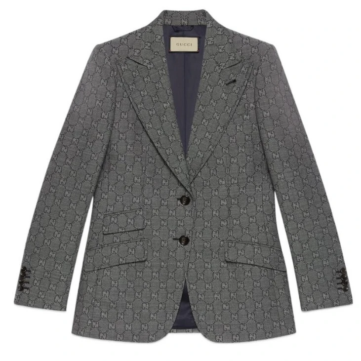 全新未使用 GUCCI/古驰 古驰满印套装西服剪标