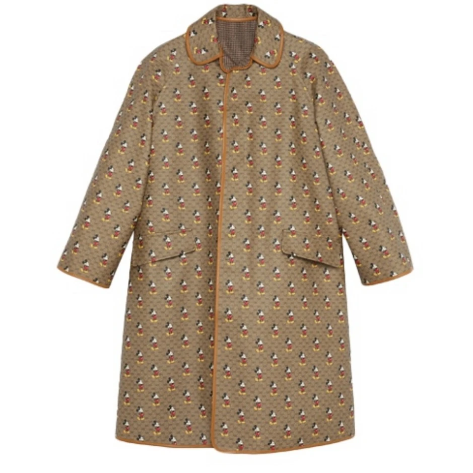 全新未使用 GUCCI/古驰 古驰gucci双面穿图案大衣外套