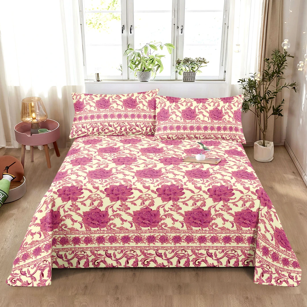 斜纹亲肤磨毛双人床单2*2.25不起球不缩水耐磨舒适