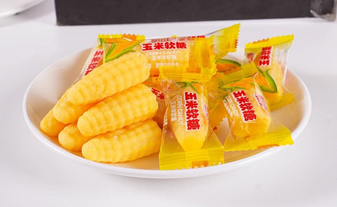 玉米软糖水果橡皮糖qq软糖果办公室零食喜糖婚庆80后怀旧食品批发