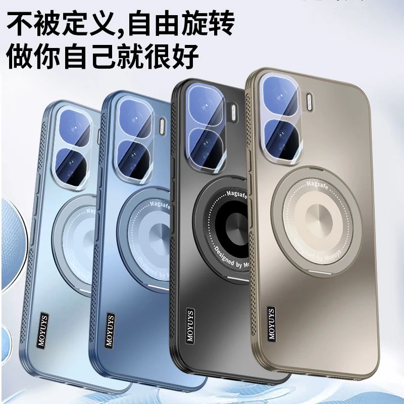 适用iqooneo10手机壳新款neo10pro全包防摔iqoo13/12磁吸旋转支架