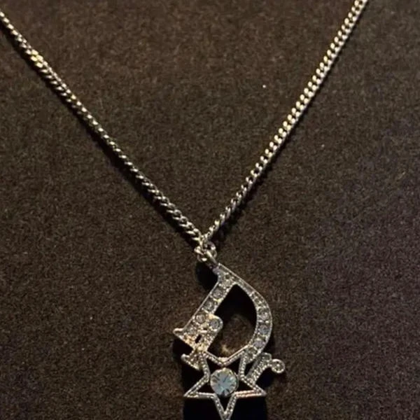 99新 DIOR/迪奥 大吉中古/Dior迪奥星星银色项链