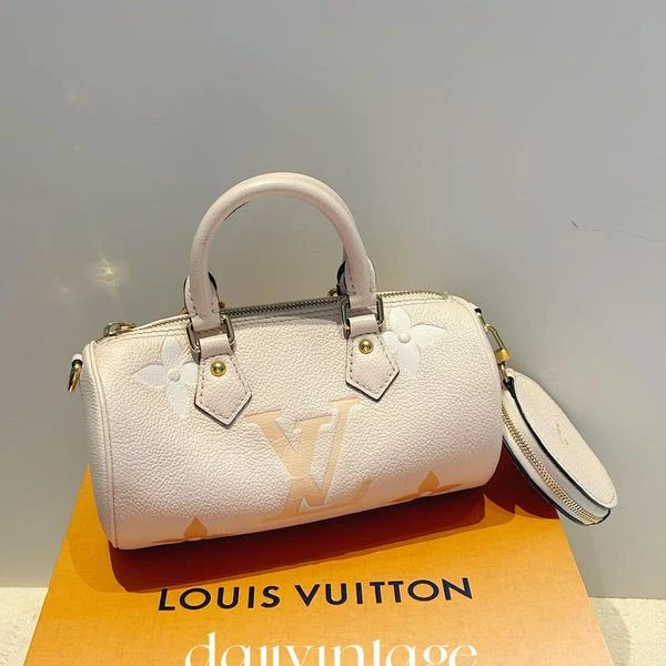 大吉中古/lv路易威登香草黄巴比龙斜挎包