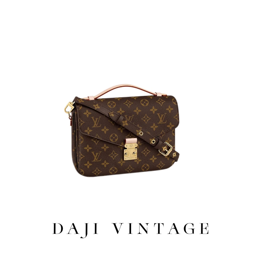 95新 LouisVuitton/路易威登 大吉中古/LV老花邮差斜挎包