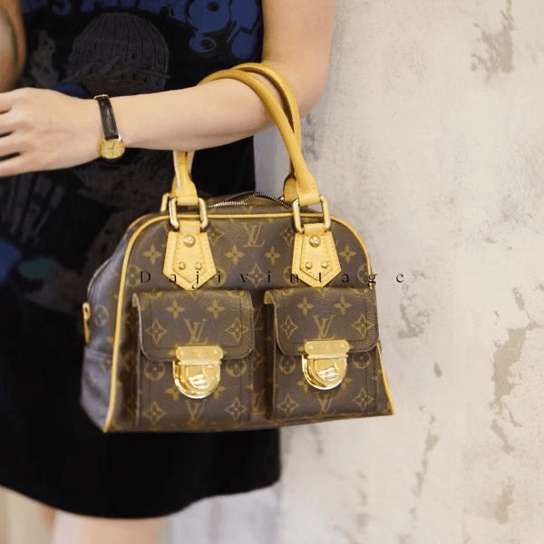 95新 LouisVuitton/路易威登 大吉中古/LV曼哈顿手提包