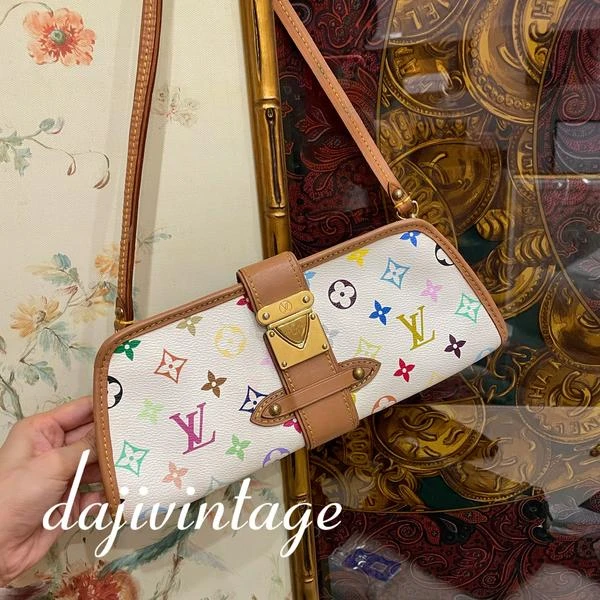 大吉中古/LV白三彩晚宴单肩包