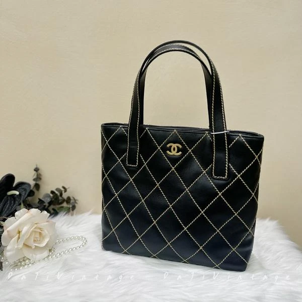 大吉中古/Chanel香奈儿外缝线薇薇安手提包