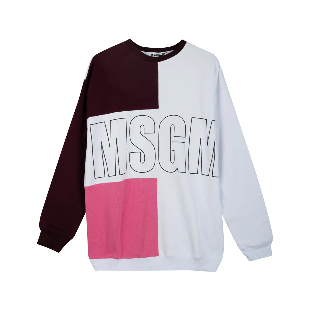 全新未使用 MSGM时尚休闲舒适百搭潮流情侣休闲百搭套头卫衣