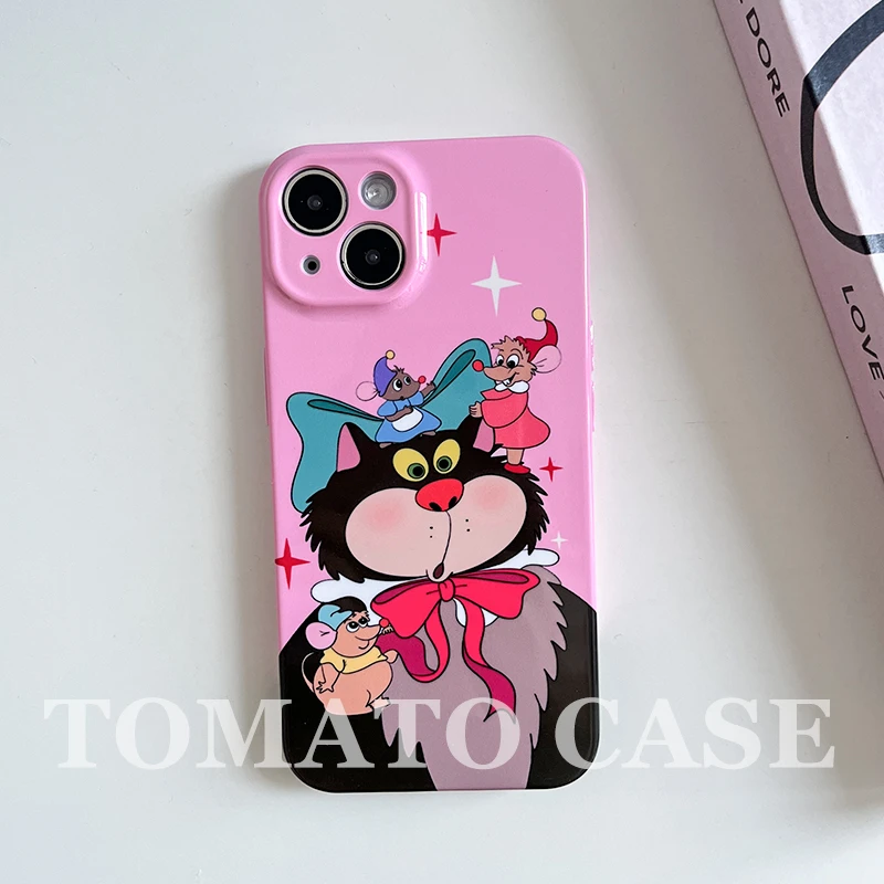 ins可爱卡通路西法适用苹果15promax/14/13/12菲林软壳
