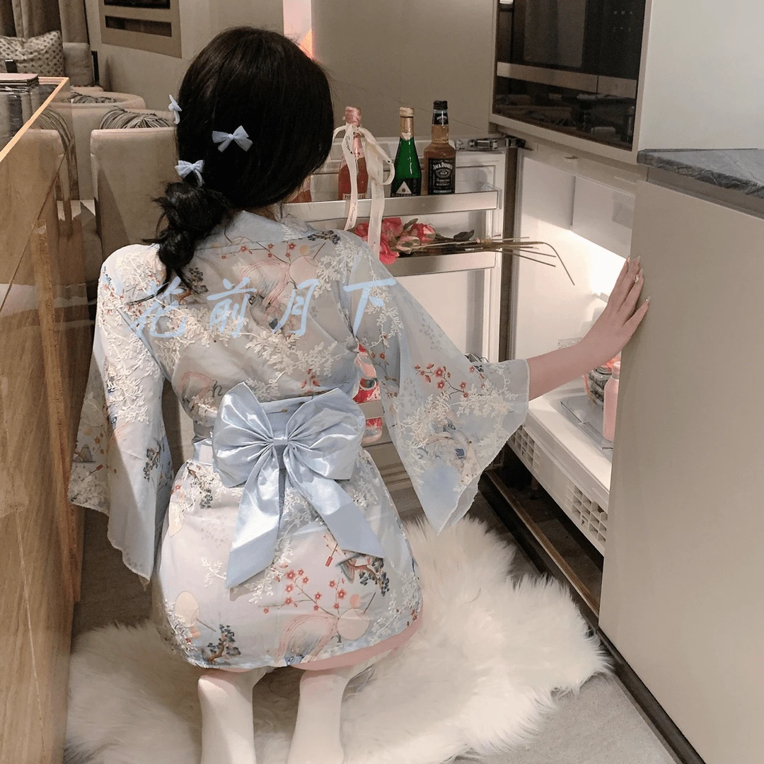 双11活动秋季穿搭少女可爱甜美印花睡袍睡衣睡裙高级感睡衣气质款