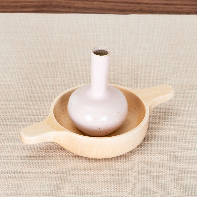 南天门家具北美硬枫木小瓢虫双柄可爱小勺杯垫客厅家用耐用