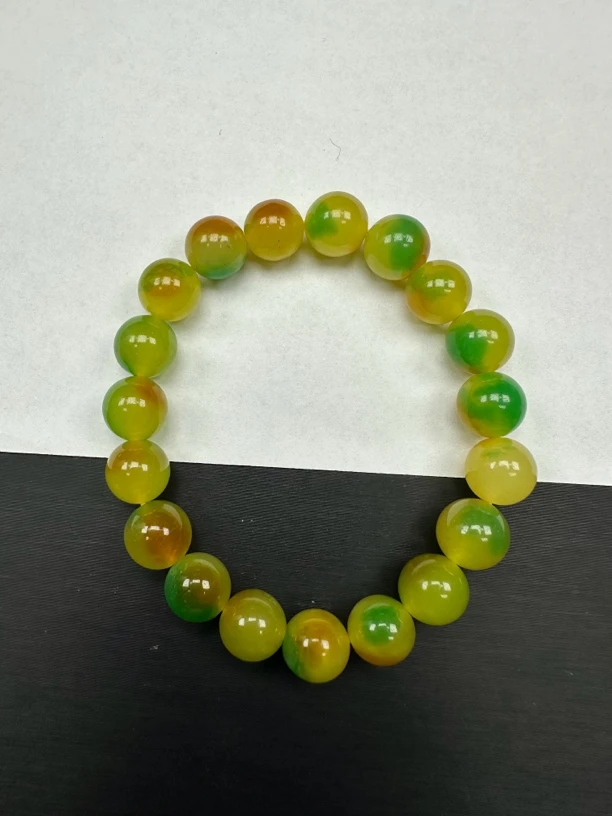 黄绿卡10m手串百搭421