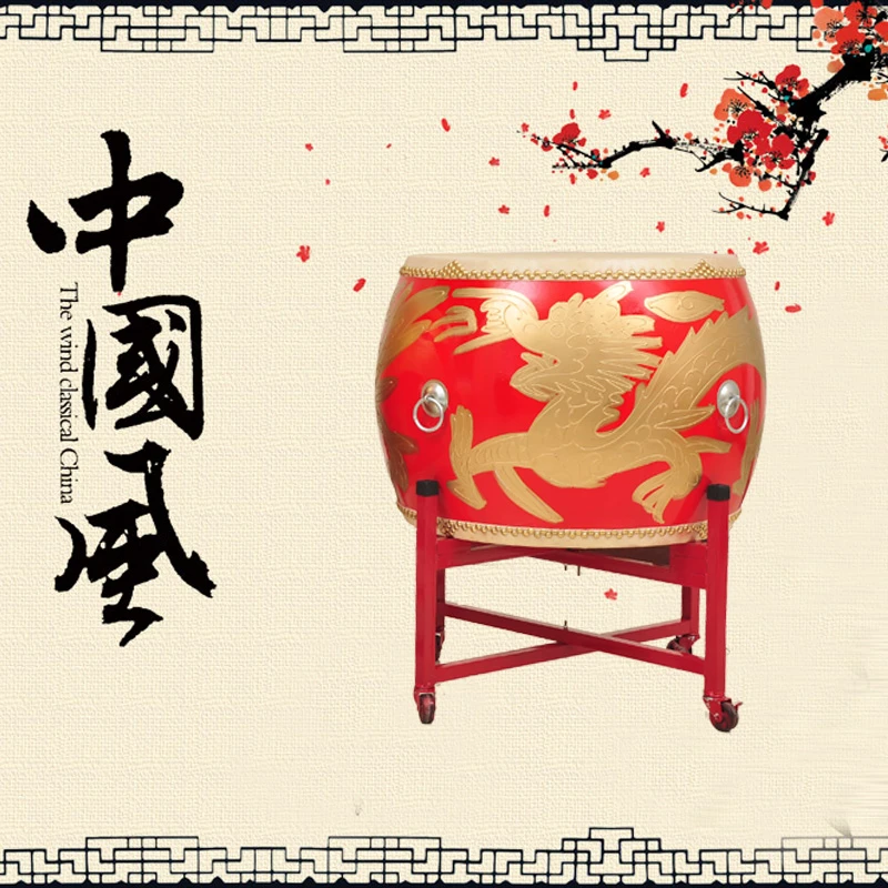舞台表演用牛皮大鼓优质头层水牛皮战鼓